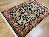 Indian Rug Hand Knotted Oriental Rug Fine Jaipur Oriental Rug 3'10 x 6'