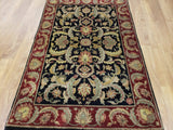 Indian Rug Hand Knotted Oriental Rug Fine Jaipur Oriental Rug 3'10 x 6'
