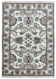Indian Rug Hand Knotted Oriental Rug Fine Jaipur Oriental Rug 4'2X5'10