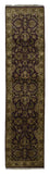 Indian Rug Hand Knotted Oriental Rug Fine Jaipur Oriental Runner 2'6x10'4