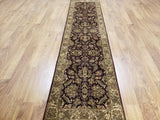 Indian Rug Hand Knotted Oriental Rug Fine Jaipur Oriental Runner 2'6x10'4