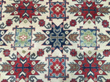 Indian Rug Hand Knotted Oriental Rug Fine Kazak Oriental Rug 6'1X9'