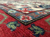 Indian Rug Hand Knotted Oriental Rug Fine Kazak Oriental Rug 6'1X9'