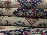 Indian Rug Hand Knotted Oriental Rug Fine Kazak Oriental Runner Rug 2'9x10'1