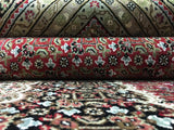 Indian Rug Hand Knotted Oriental Rug Fine Large Mahi Tabriz Oriental Rug 9'10  x 13'10