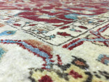 Indian Rug Hand Knotted Oriental Rug Fine Mahal Oriental Area Rug 7'5 x 10'3