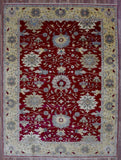 Indian Rug Hand Knotted Oriental Rug Fine Mahal Oriental Large Area Rug 10'2X13'6