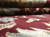 Indian Rug Hand Knotted Oriental Rug Fine Mahal Oriental Large Area Rug 10'2X13'6