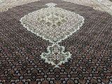 Indian Rug Hand Knotted Oriental Rug Fine Mahi Tabriz 8'2X10 Oriental Rug