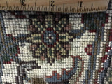 Indian Rug Hand Knotted Oriental Rug Fine Mahi Tabriz Oriental Round Rug With Silk 6'1X6'1