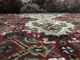 Indian Rug Hand Knotted Oriental Rug Fine Mahi Tabriz Oriental Round Rug With Silk 6'2x6'2