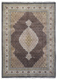 Fine Mahi Tabriz Oriental Rug With Silk 8'3x11'6