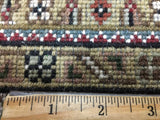 Indian Rug Hand Knotted Oriental Rug Fine Mahi Tabriz Rug With Silk 6'7X9'9