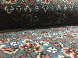 Indian Rug Hand Knotted Oriental Rug Fine Mahi Tabriz with Silk Oriental Rug 4' x 4'