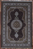 Indian Rug Hand Knotted Oriental Rug Fine Mahi Tabriz With Silk Oriental Rug 6'X9'1
