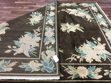 Indian Rug Hand Knotted Oriental Rug Fine Modern Oriental Area Rug 6'8X9'10