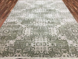 Indian Rug Hand Knotted Oriental Rug Fine Modern Oriental Large Area Rug 7'10X10'4