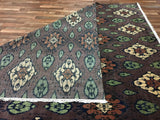 Indian Rug Hand Knotted Oriental Rug Fine Modern Turkish Knot Oriental Area Rug 8'1X10'3