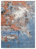 Indian Rug Hand Knotted Oriental Rug Fine Modern with Silk Oriental Area Rug 9'X11'10