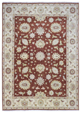 Indian Rug Hand Knotted Oriental Rug Fine Oriental Peshawar Rug 9'X12'3