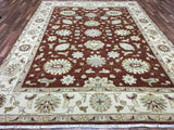 Indian Rug Hand Knotted Oriental Rug Fine Oriental Peshawar Rug 9'X12'3