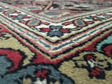 Indian Rug Hand Knotted Oriental Rug Fine Oriental Tabriz Area Rug 8'x9'8