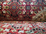 Indian Rug Hand Knotted Oriental Rug Fine Oriental Tabriz with Silk Area Rug 8'4x11'7