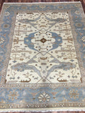 Indian Rug Hand Knotted Oriental Rug Fine Oushak 8'1X10' Oriental Rug