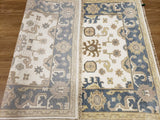 Indian Rug Hand Knotted Oriental Rug Fine Oushak Oriental Rug 4'X6'