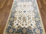 Indian Rug Hand Knotted Oriental Rug Fine Oushak Oriental Rug 4'X6'