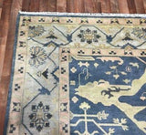 Indian Rug Hand Knotted Oriental Rug Fine Oushak Oriental Rug 8'2X9'9