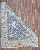 Indian Rug Hand Knotted Oriental Rug Fine Oushak Oriental Rug 8'2X9'9