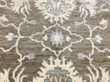 Indian Rug Hand Knotted Oriental Rug Fine Oushak Oriental Rug 9'5x12'