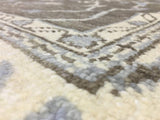 Indian Rug Hand Knotted Oriental Rug Fine Oushak Oriental Rug 9'5x12'