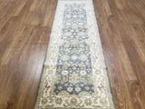 Indian Rug Hand Knotted Oriental Rug Fine Oushak Oriental Runner 2'8X7'10