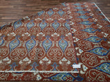 Indian Rug Hand Knotted Oriental Rug Fine Oushak Turkish Knot Large Oriental Rug 9'1X12'