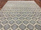 Indian Rug Hand Knotted Oriental Rug Fine Oushak Turkish Knot Oriental Area Rug 10'X13'10