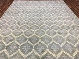 Indian Rug Hand Knotted Oriental Rug Fine Oushak Turkish Knot Oriental Area Rug 10'X13'10
