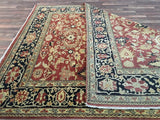 Indian Rug Hand Knotted Oriental Rug Fine Peshawar Area Rug 7'8X10'8
