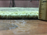 Indian Rug Hand Knotted Oriental Rug Fine Peshawar Area Rug with Silk Oushak Roots 7'10x9'6
