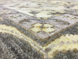 Indian Rug Hand Knotted Oriental Rug Fine Peshawar Area Rug with Silk Oushak Roots 7'10x9'6