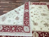 Indian Rug Hand Knotted Oriental Rug Fine Peshawar Oriental Area Rug 6'6X9'9