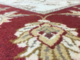Indian Rug Hand Knotted Oriental Rug Fine Peshawar Oriental Area Rug 6'x8'10