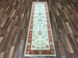 Indian Rug Hand Knotted Oriental Rug Fine Peshawar Runner Rug 2'2X8'2