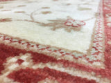 Indian Rug Hand Knotted Oriental Rug Fine Peshawar Runner Rug 2'2X8'2