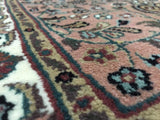 Indian Rug Hand Knotted Oriental Rug Fine Sarouk Oriental Long Runner Rug 2'1X10'