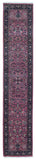 Indian Rug Hand Knotted Oriental Rug Fine Sarouk Oriental Long Runner Rug 2'x10'1