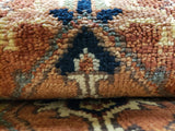 Indian Rug Hand Knotted Oriental Rug Fine Serapi Oriental Area Rug 4'X6'