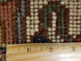 Indian Rug Hand Knotted Oriental Rug Fine Serapi Oriental Rug 2'1x4'1