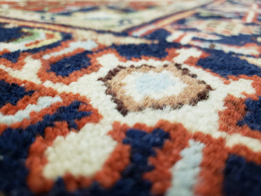 Indian Rug Hand Knotted Oriental Rug Fine Serapi Oriental Rug 3'X5'